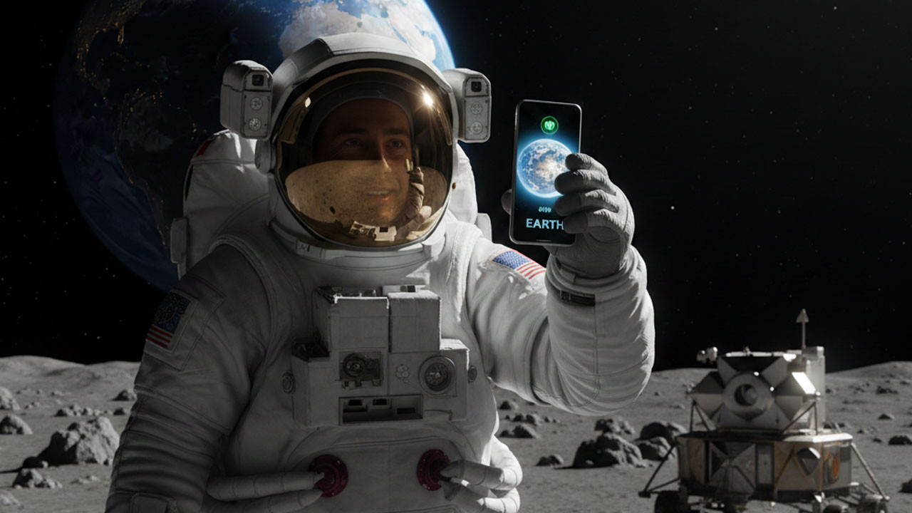Astronotlar, Ay yolculuğuna kendi telefonlarıyla gidecek