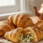 Kahvalti sofralarinin yeni favorisi peynirli kruvasan tarifi BdtvFS8e